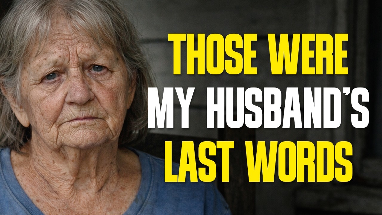 Последние слова моего мужа разбили мне сердце.