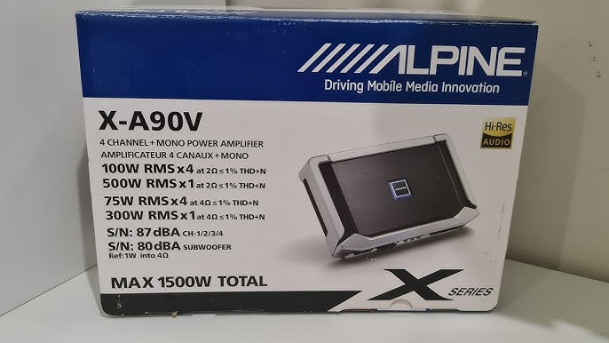 Unboxing and Review of Alpine's R-A90S 6-Channel Amplifier 