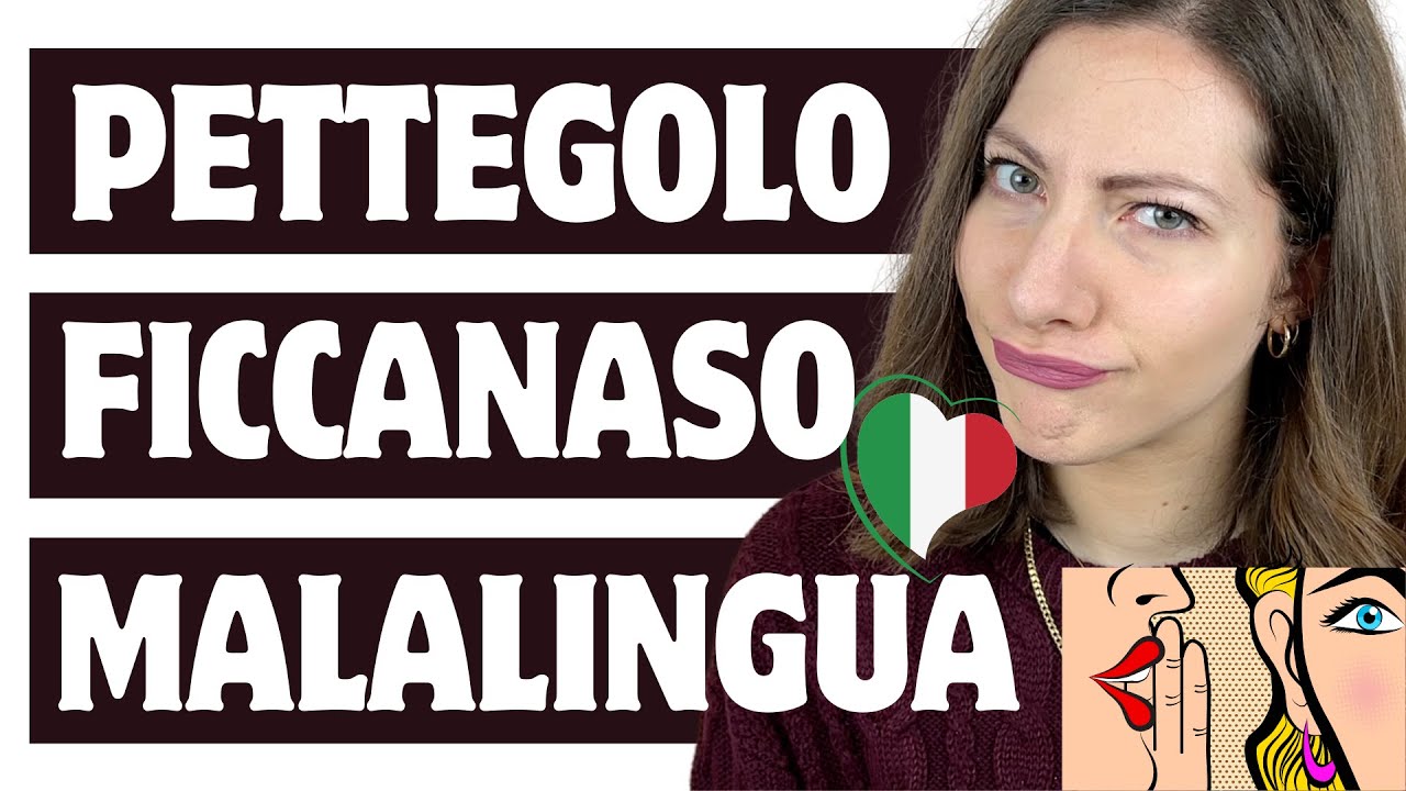 GOSSIP in italiano: Impara tutto il Vocabolario dei PETTEGOLEZZI  - Parole ed Espressioni