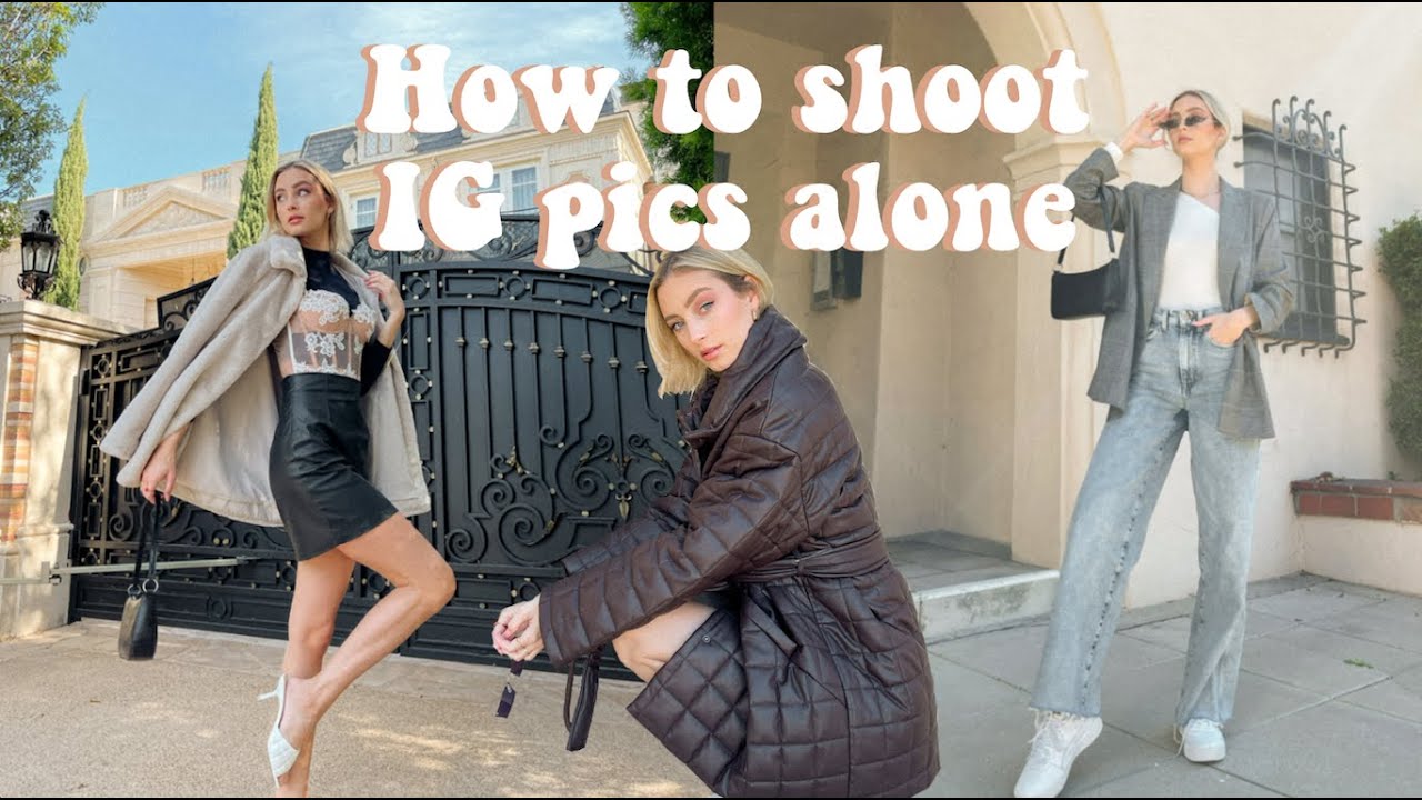 TAKING INSTAGRAM PHOTOS BY YOURSELF: Tips on how to shoot ig content with a tripod | Niki Detrich