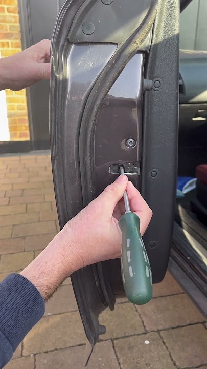 Car door wont shut? lets show you how to fix that!