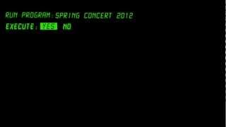 Spring Concert 2012 Announcement!