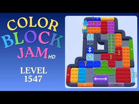 Color Block Jam Level 1547 - Updated Level - Solution Walkthrough