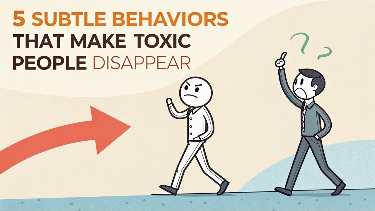 5 Subtle Behaviors That Quietly Make Toxic People Disappear 
