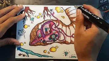 Vẽ tranh Ô tô mơ ước | Draw a dream car | KC art