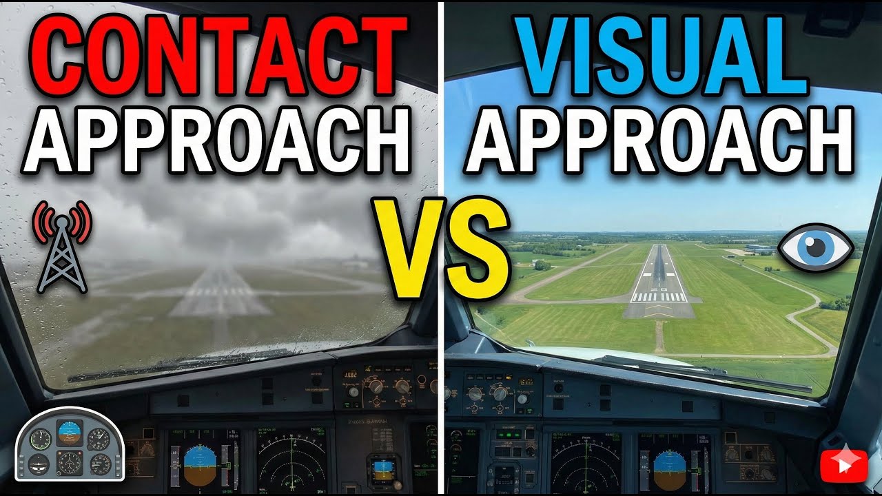 Contact versus Visual Approaches Easily Explained | IFR Procedures in ...