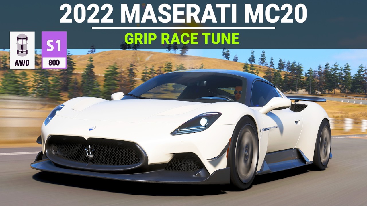 Forza Horizon 6 - 2022 Maserati MC20, FH6 Grip Race Build, Tune