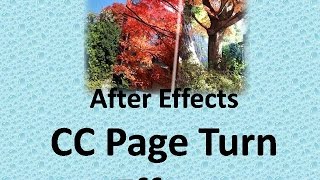 cc page turn effect After effects tutorial
