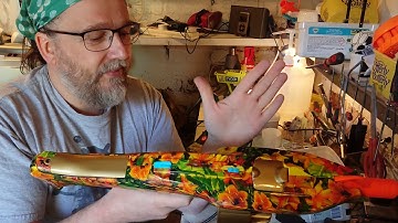 Britnerf Modswap 2018 The Tropical Fire. Hydrodipped nerf fearless fire modified blaster.