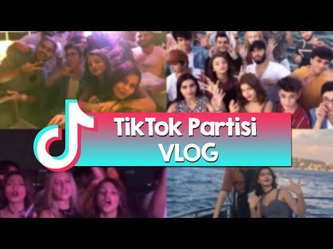 TIK TOK PARTİSİNE GİTTİM!ÇOK EĞLENDİK!#VLOG