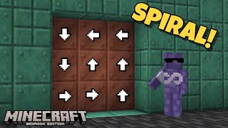 The BEST 3 by 3 SPIRAL DOOR for Minecraft Bedrock 1.20!
