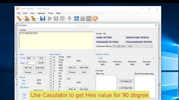 Test Pelco D Protocol with Comm Operator Software