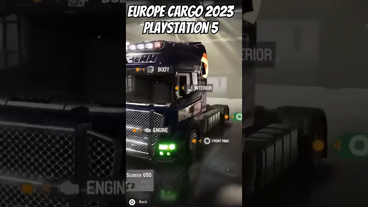 Europe cargo 2023 #ps5 #gameplay #live #ita #ps4 #simulator #trucksimulator  