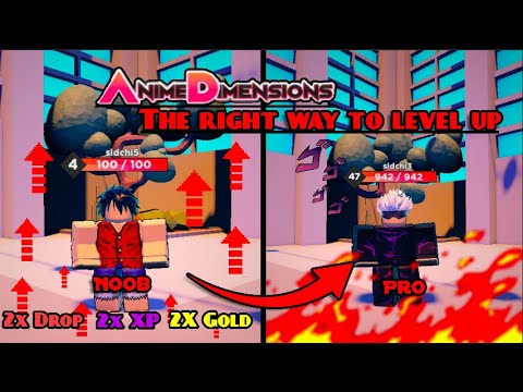 HOW TO LEVEL UP FAST AND GET GOOD UNITS IN ANIME DIMENSIONS! - YouTube