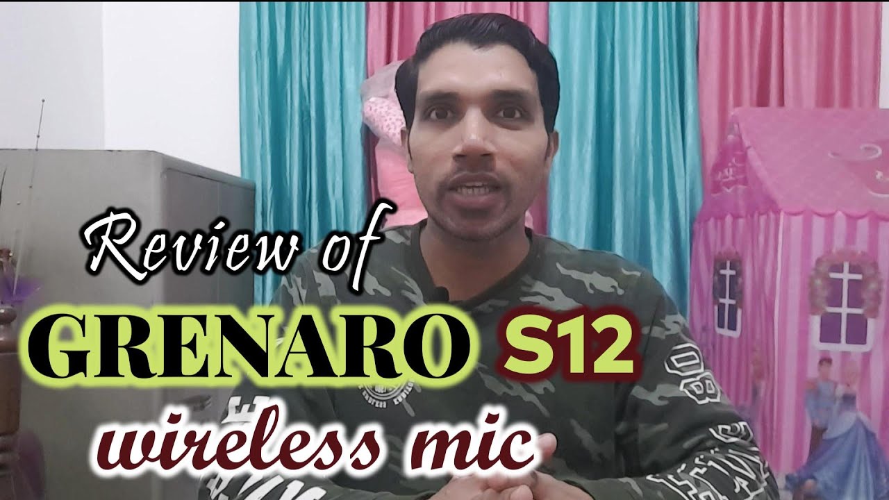 Grenaro S12 Budget Wireless Mic Under Rs. 900 Really Good For Beginners 🤔? Live Audio Recording Test