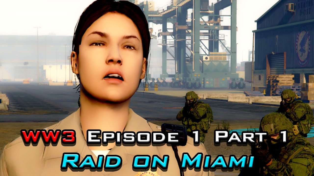 Russia vs us raid on miami world war 3 movie machinima youtube