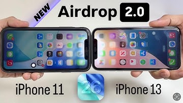 iOS 26 - How to Use Airdrop 2.0 & Namedrop Feature On iPhone 11 & iPhone 13