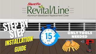 Quick & Easy: Install Revital/Line Baseboard Covers in 15 Mins!