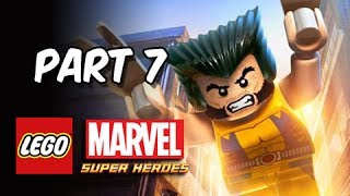 LEGO Marvel Super Heroes Gameplay Walkthrough - Part 7 WOLVERINE Ryker's Island Let's Play screenshot 4