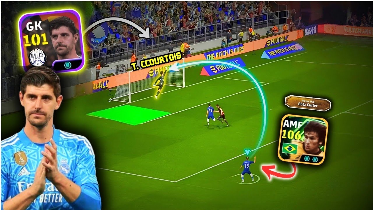 COURTOIS 101 против ZICO BLITZ CURLER! 💀🔥 | Courtois Efootball 26 | Zico Efootball 26 | eFootball...