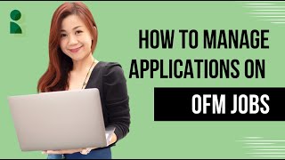 How to manage applicants on OFM Jobs