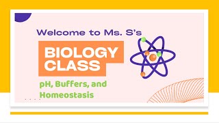 pH Buffers Homeostasis