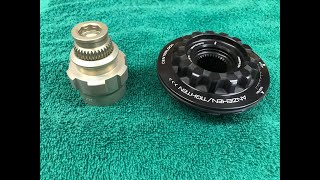 Porsche GT3 centerlock locking pin lubrication