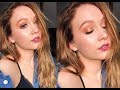 Copper eye shadow &amp; glowy skin makeup tutorial | Elora Jean