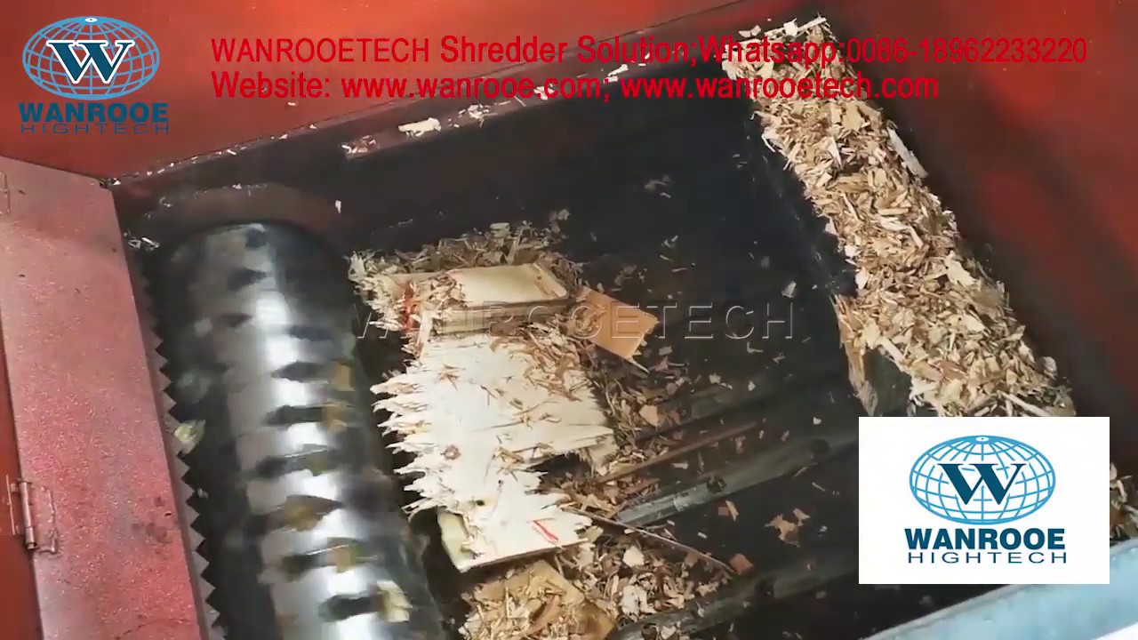 wood shredder machine, universal wood plank board batten shredding
