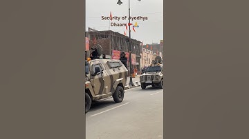 Security  of Ayodhya 🙏🚩 #ayodhya #rammandir #ayodhyamandirstatus #ayodhyadham