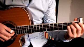 Damien Rice - 9 crimes (fingerstyle) tutorial + tablature