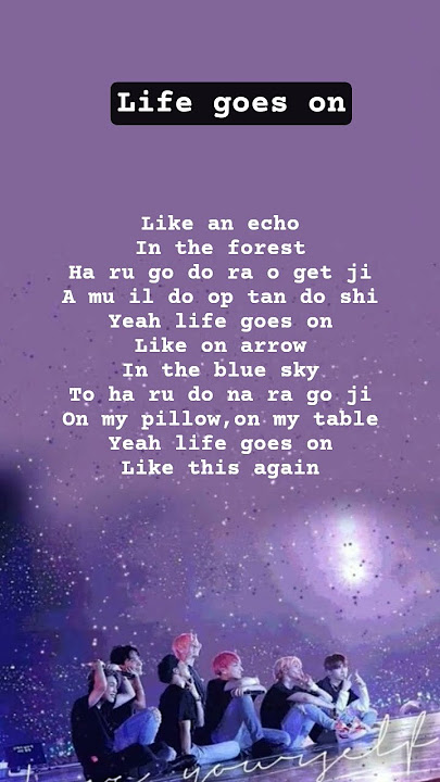 🎶BTS life goes on song🎤👩‍🎤