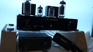 FX-AUDIO- TUBE-P01J[ブラック]【チューニングモデル】シングルエンド純A級 真空管プリメインアンプ