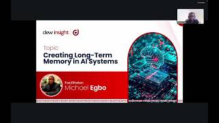 Dew Insight Webinar   Creating Long Term Memory in AI Systems