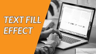 Stunning Text Fill Hover Animation | HTML CSS text animation effects