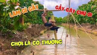 Cười Ra Nước Mắt Với Trò Chơi Đu Cây Chuối Thắng Có Thưởng | HoàiPhong TV