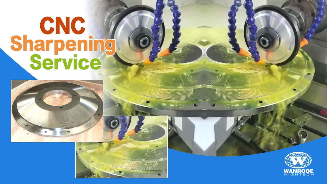 Обработка на станках с ЧПУ лопаток ротора шлифовальной машины для пластмасс: шлифовка канавок и о...