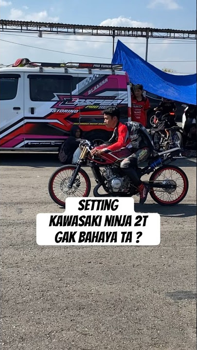 Setting Kawasaki Ninja 2 Tak #shorts #dragbikeninja #kawasakininja