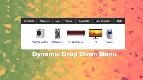 Dynamic Drop Down Menu Using Jquery, php And Mysql, Ajax Dropdown