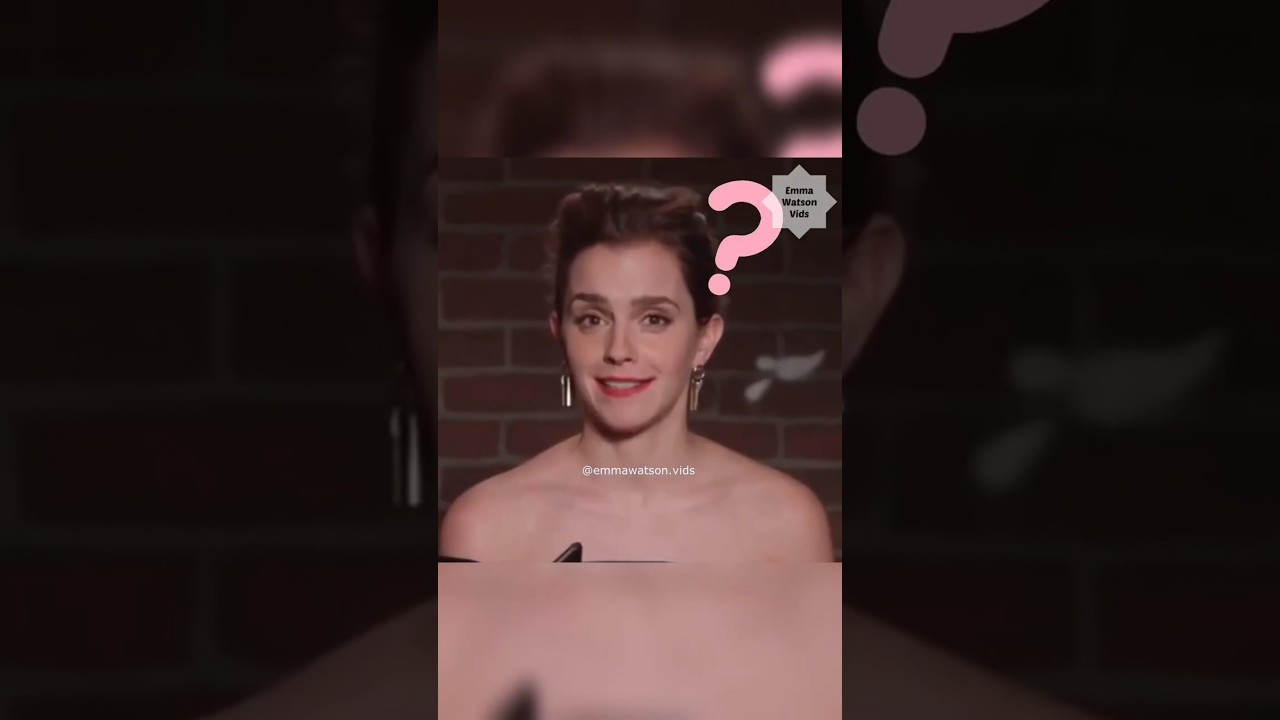 When Emma read tweets about her #emmawatson