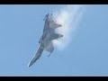 Su-35 Crazy Maneuver　Cobra ?　roll ? spin ? СУ-35 ВВС России