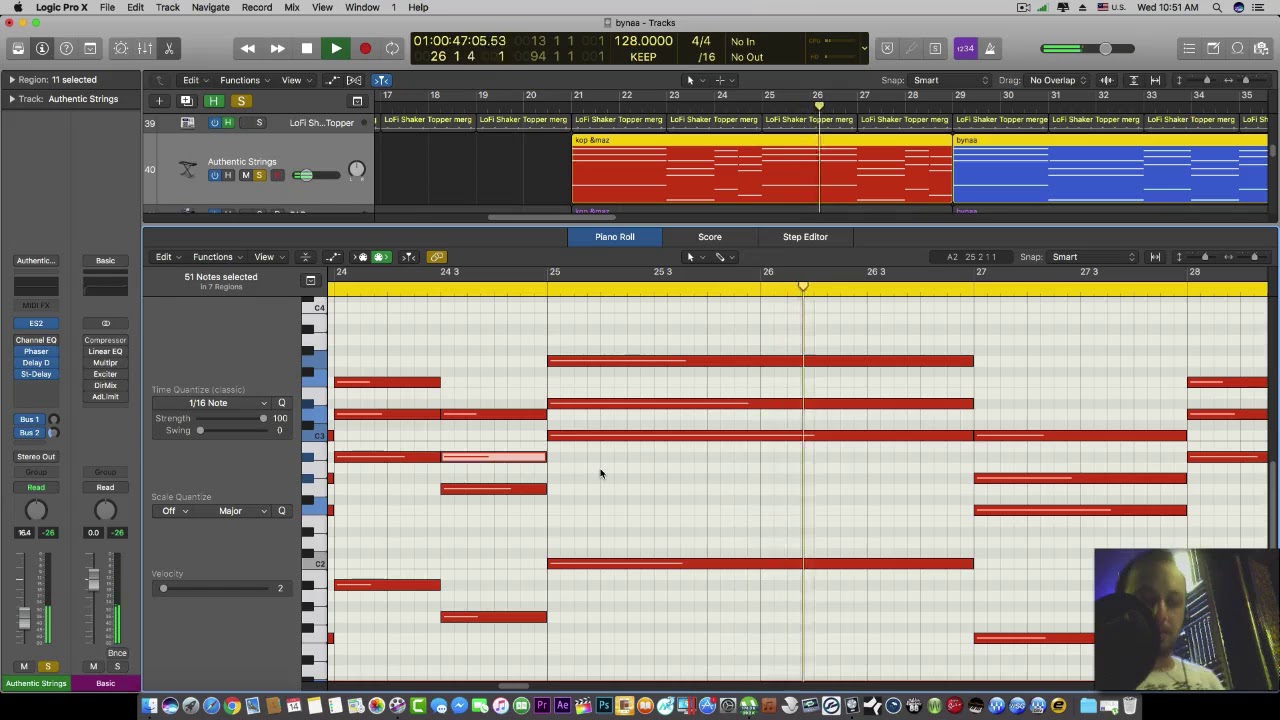 شرح logic pro x الجزء الثانى معرفه توزيع ومكساج اغنيه كامله وشرح اهم الفلاتر لصوت المطرب
