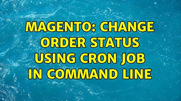 Magento: Change order status using cron job in command line