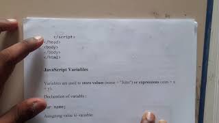 3.1 Introduction to java script