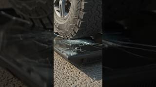 Off-Road Tyre vs TV Screen! 🔥 #shorts #experiment #satisfying #asmr #crushing #trendingshorts #dipst
