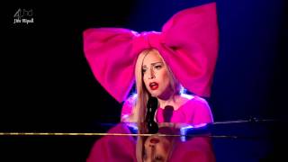 Video thumbnail of "Lady Gaga - Marry The Night - Live At Alan Carr Chatty Man - Acoustic Version HIFI HD - 2011"