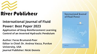 Best Paper 2023 Award - International Journal of Fluid Power