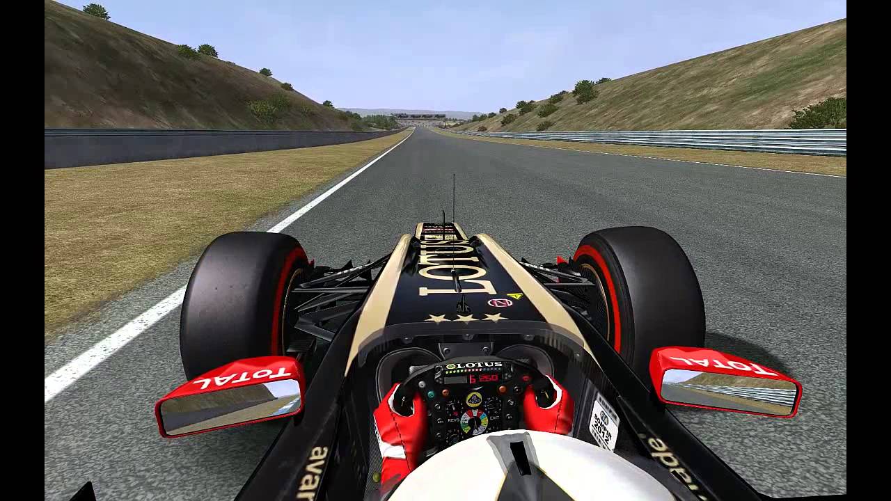 rFactor F1 RFT2012 Kimi Raikkonen @ Lotus E20 - Jerez de la Frontera OnBoard
