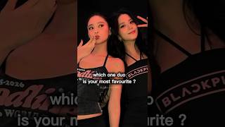 duo ? #shorts #chaelisa #jensoo #jisa #lisa #rose #jennie #jisoo #rosé #fypシ #kpop #blackpink #duo
