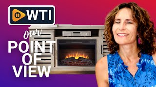 Cheerway 3D Fireplace TV Stands | Our Point Of View